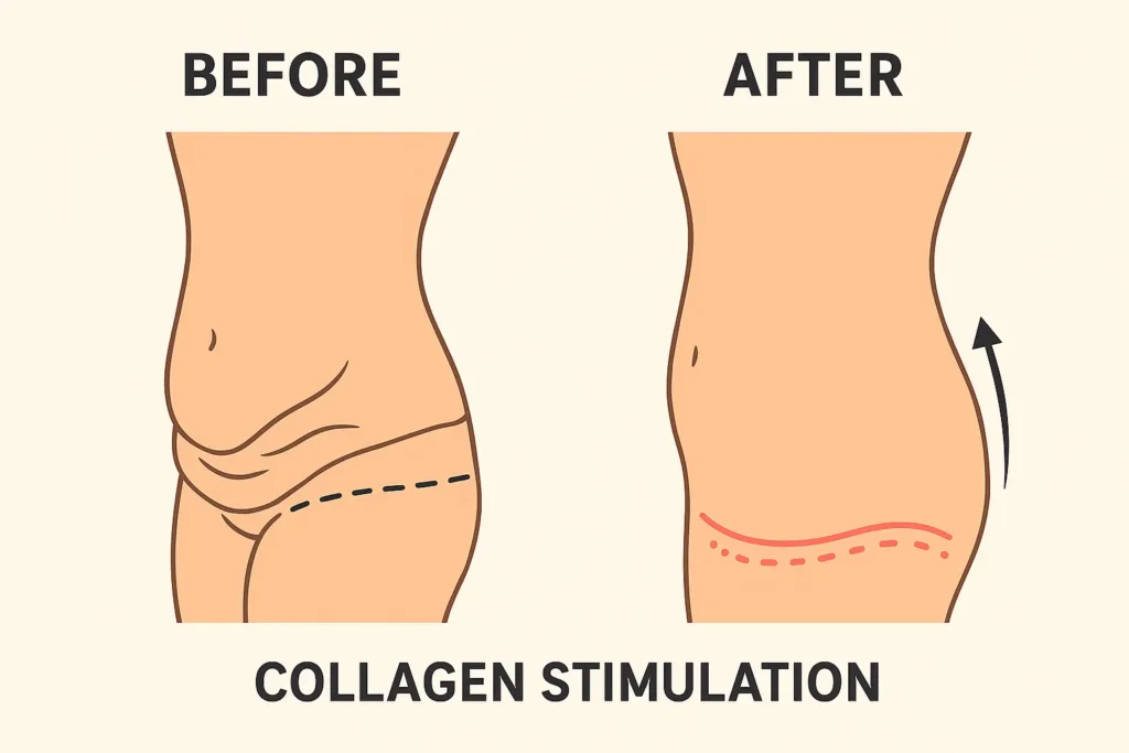 Before and after results for sagging skin after weight loss injections Berkhamsted